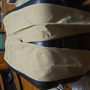 PECK & PECK Weekend Women's 12 Kaki Pants 96% Cotton 4% Spandex